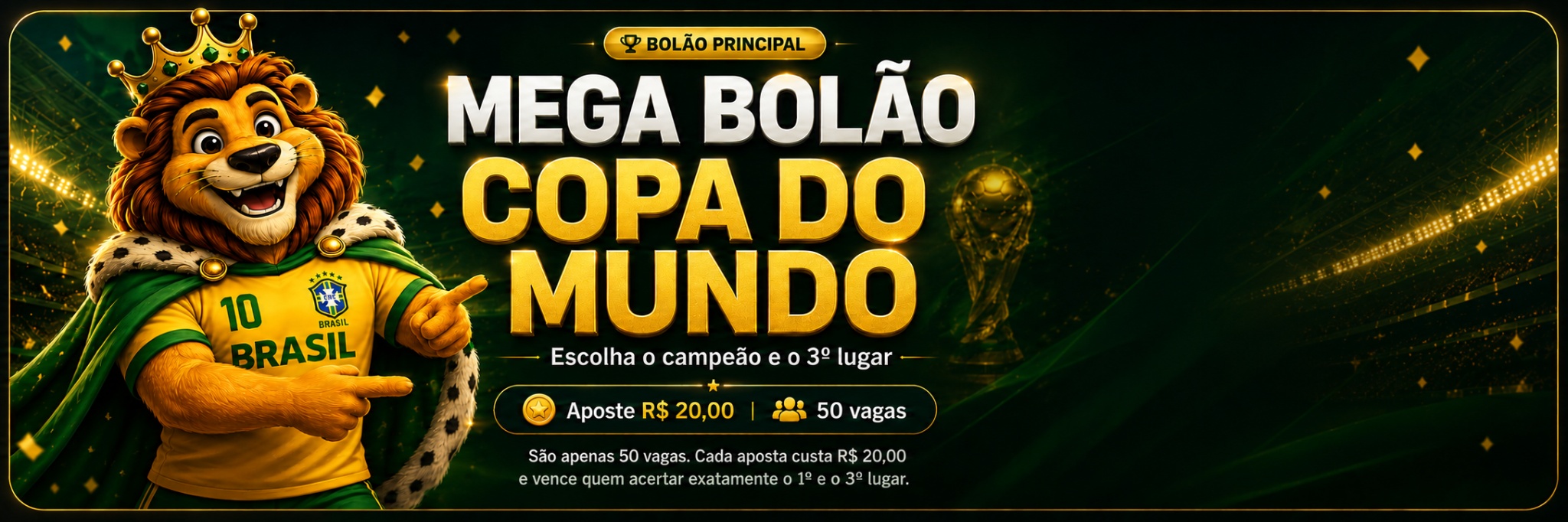 Mega Bolão Copa do Mundo